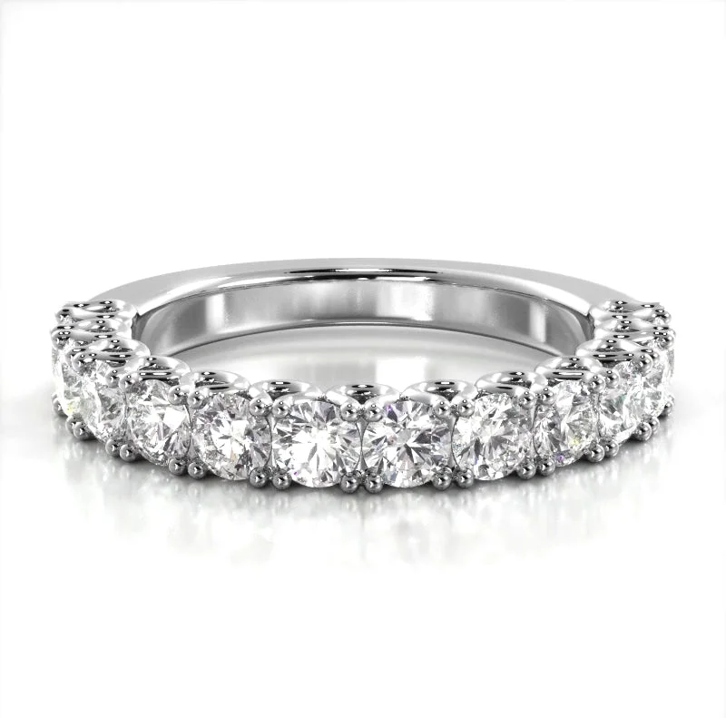 women’s luxury engagement rings-1.26 ct. Round Diamond Wedding Band