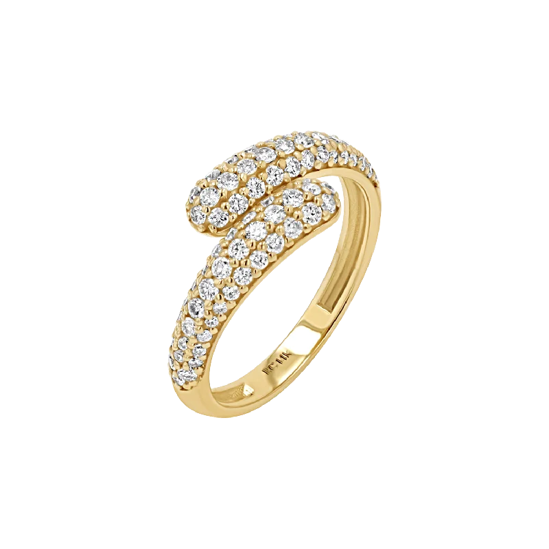 women’s diamond rings-Double Diamond Rendezvous Ring