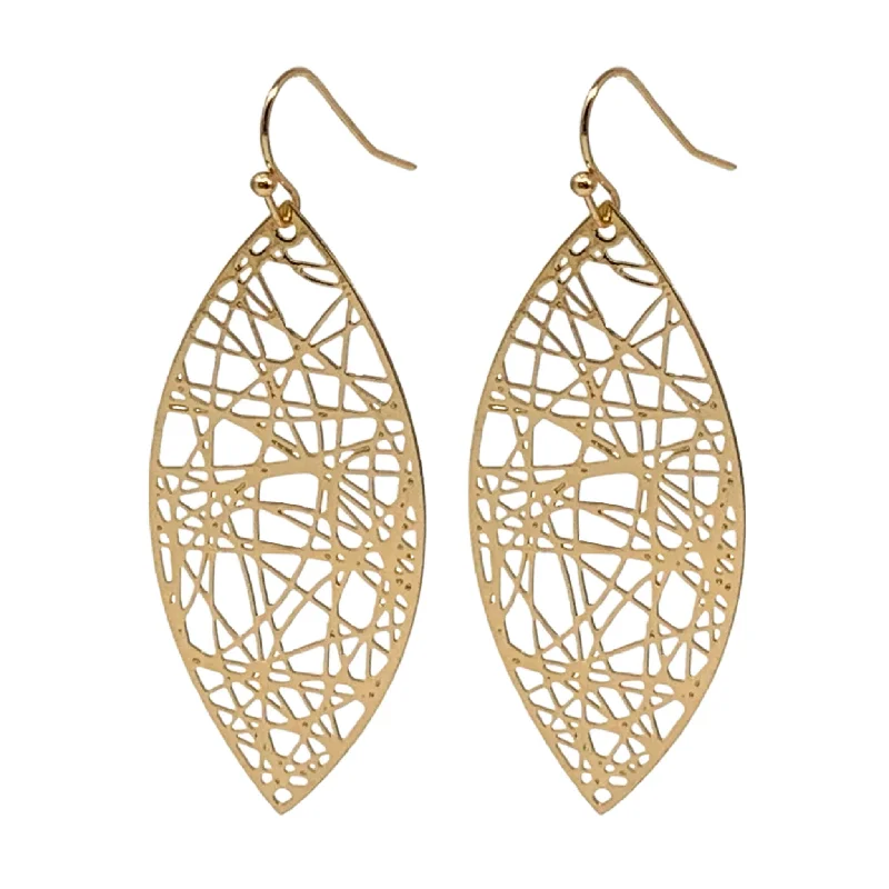 women’s contemporary earrings-Minimalist Earrings: Everyday Chic Random Line Teardrops