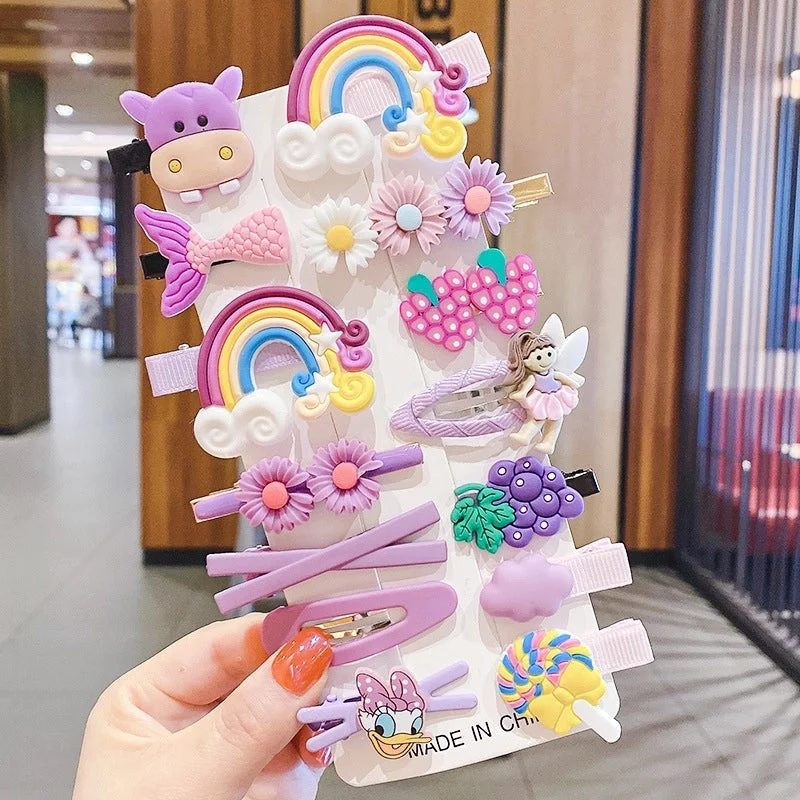 ④ Purple Calf Rainbow 14-Piece Set (Card)