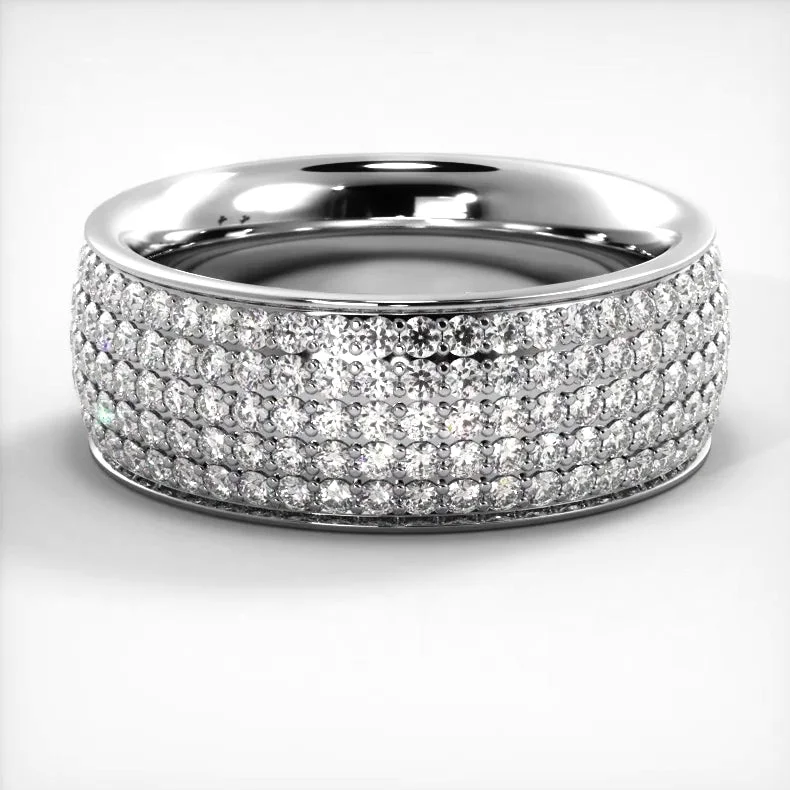 women’s special occasion engagement rings-1.96 ct. Round Diamond Eternity Wedding Band