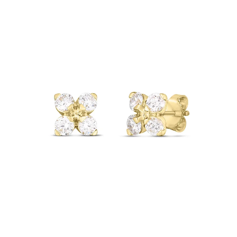 women’s adjustable earrings-Love in Verona Earrings with Diamonds