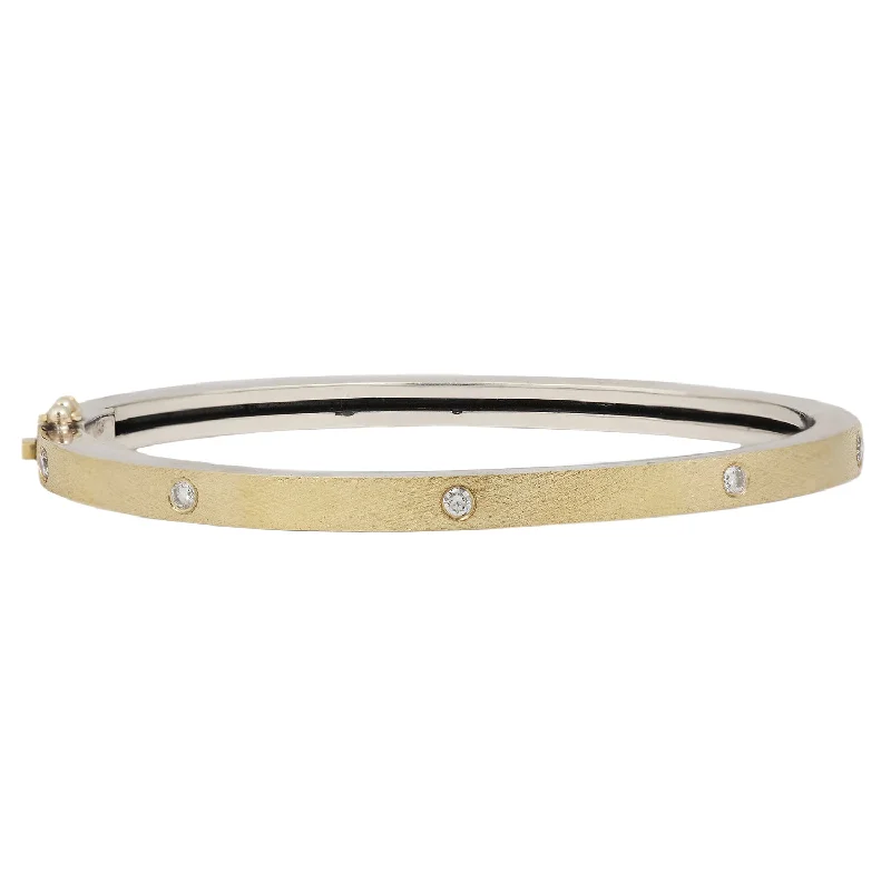 women’s anniversary bracelets-Olly Gold Bangle