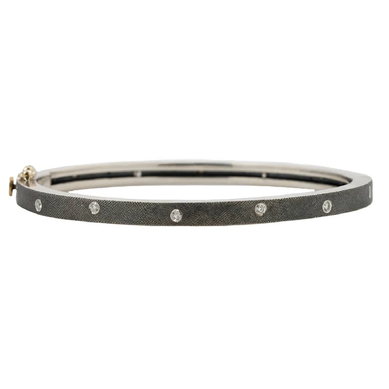 women’s nature-inspired bracelets-Carol Silver Bangle