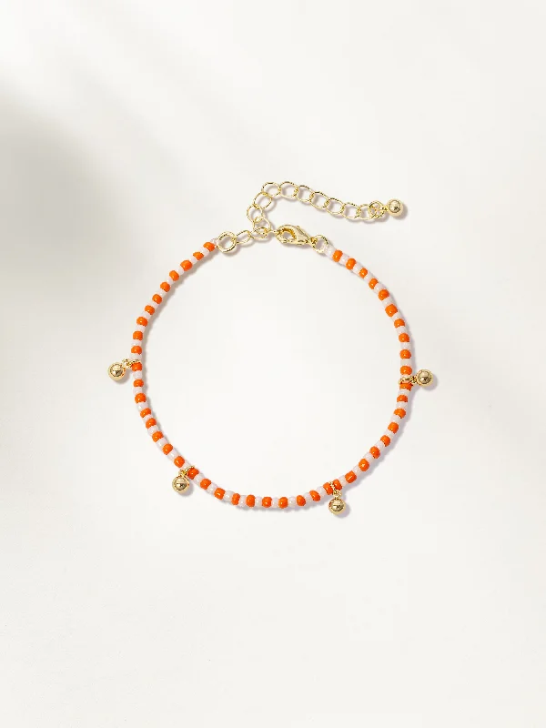 women’s woven bracelets-Sunset Beaded Bracelet