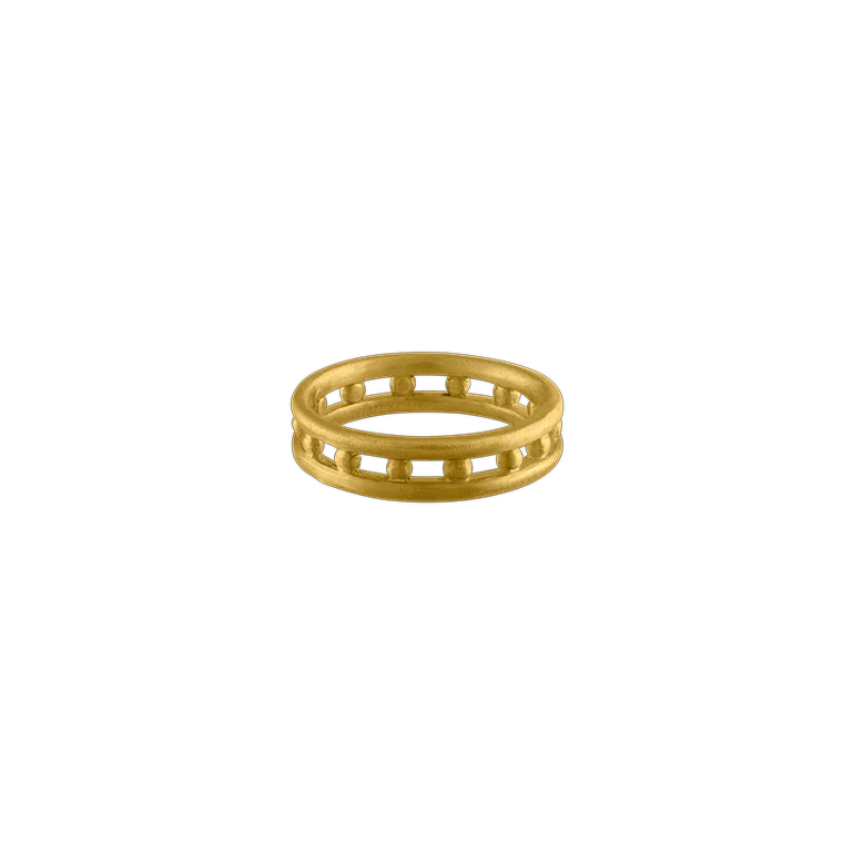 women’s geometric rings-Seed Band