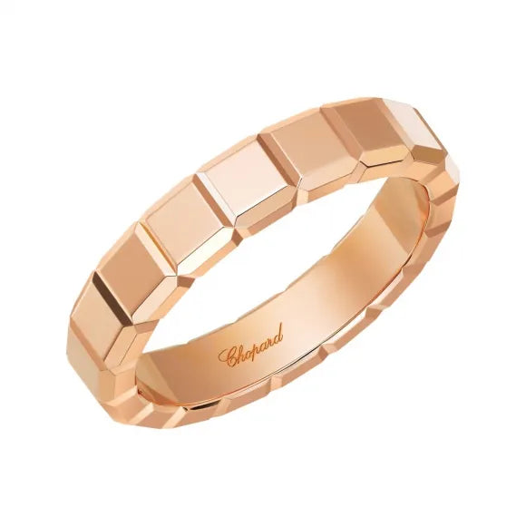 women’s one-of-a-kind rings-18Kt. Rose Gold Ice Cube Ring