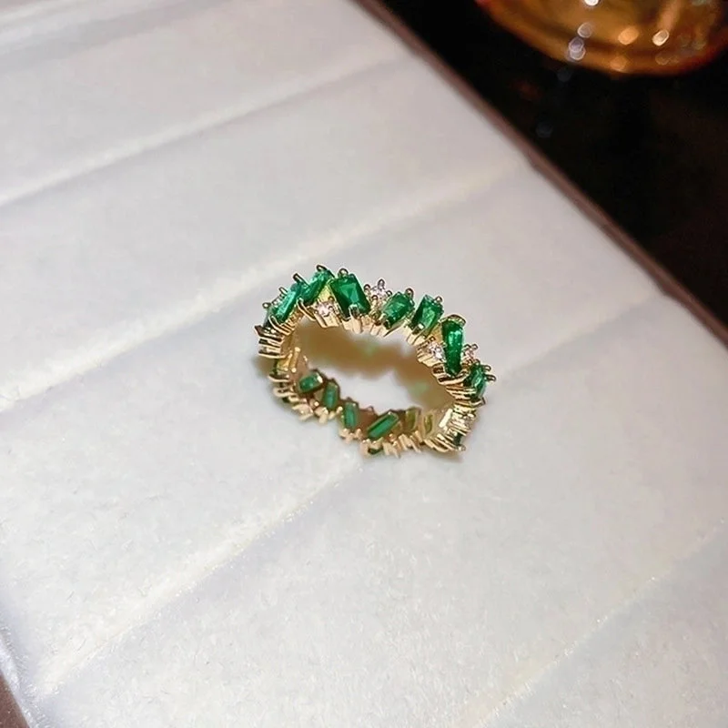 10# Ring-Green Zircon