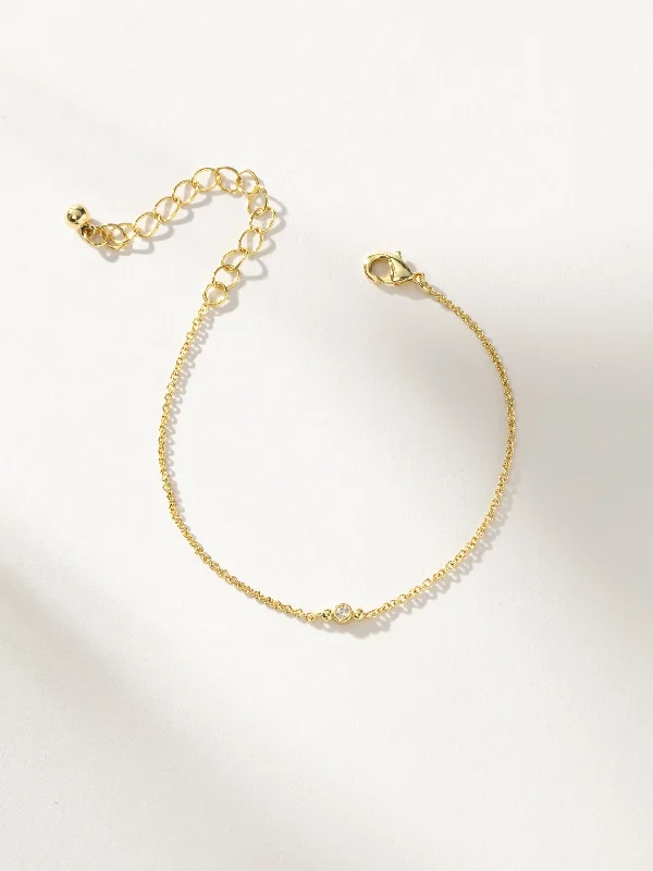 women’s fashion cuffs-Forever Dainty Chain Bracelet