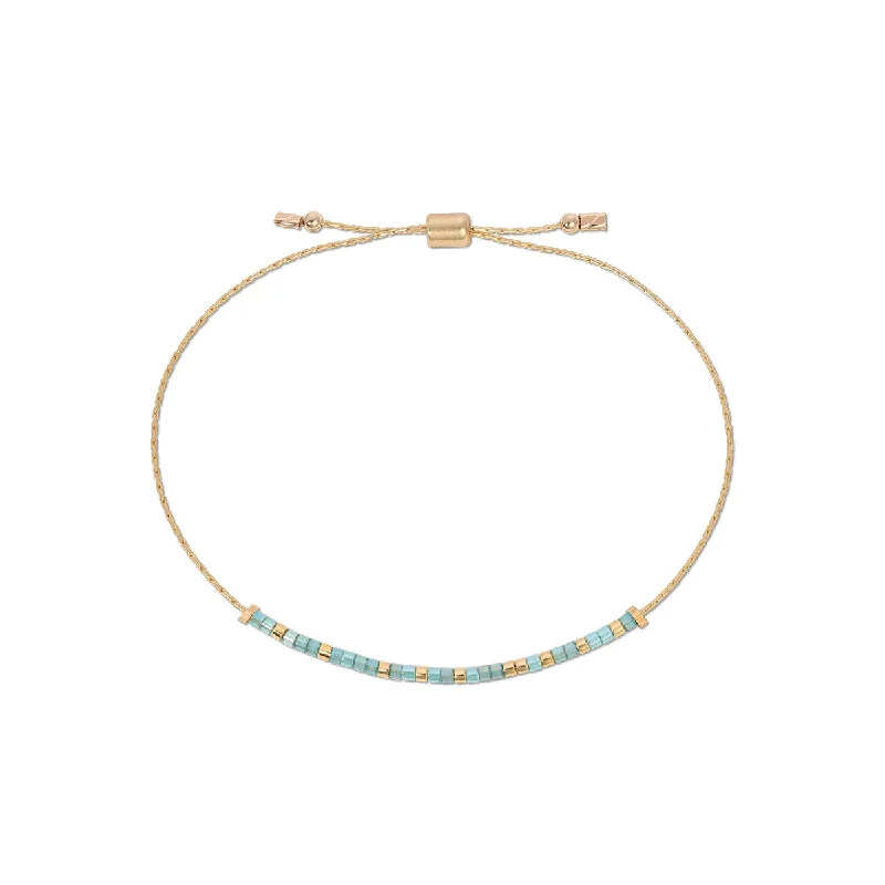 women’s gold-plated bracelets-Island Time