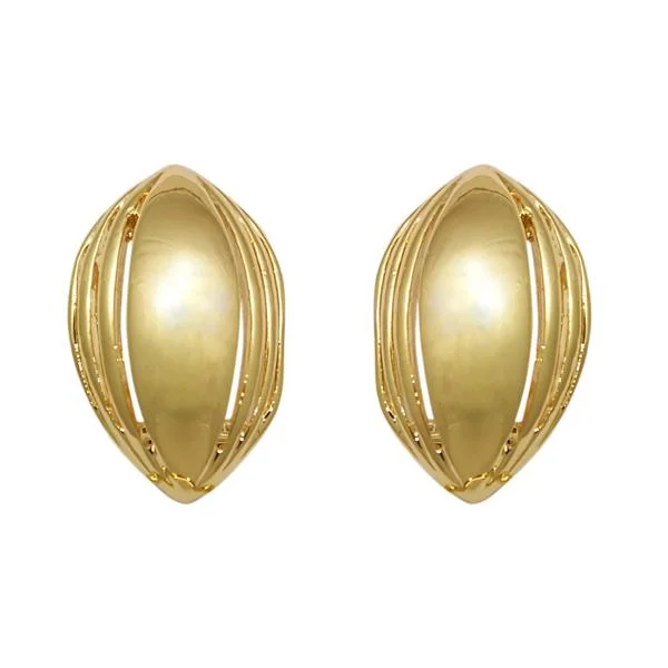 women’s adjustable earrings-Tip Top Fashions Gold plated Stud Earrings - 1302819