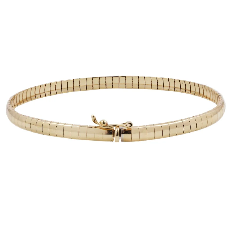 women’s diamond bracelets-Elia Omega Dome Bracelet