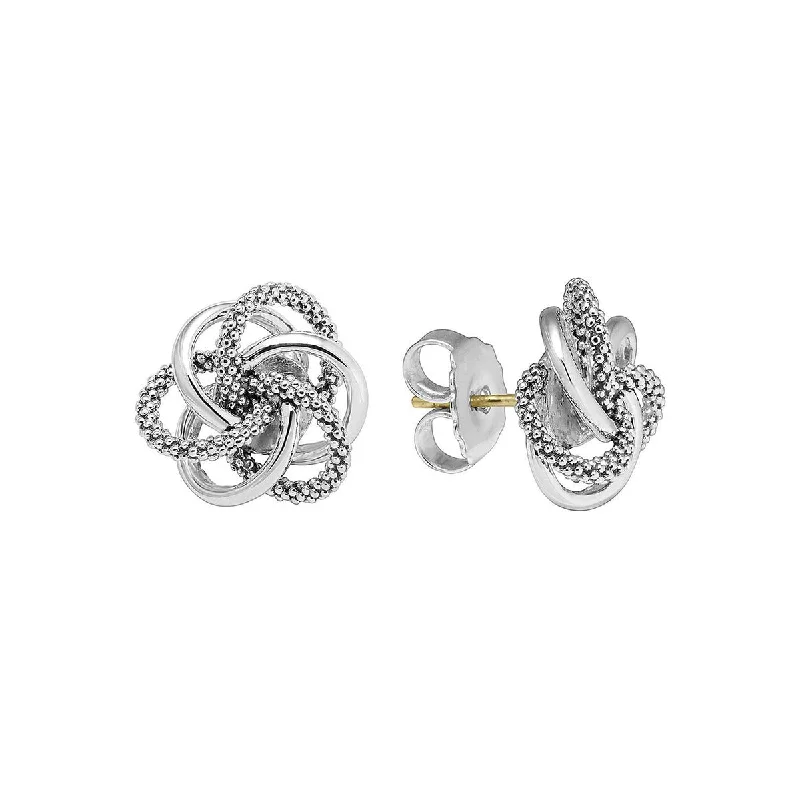 women’s vintage diamond earrings-Love Knot Earrings