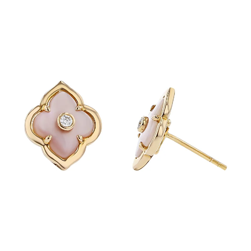 women’s pearl earrings-Les Fleurs Stud Earrings