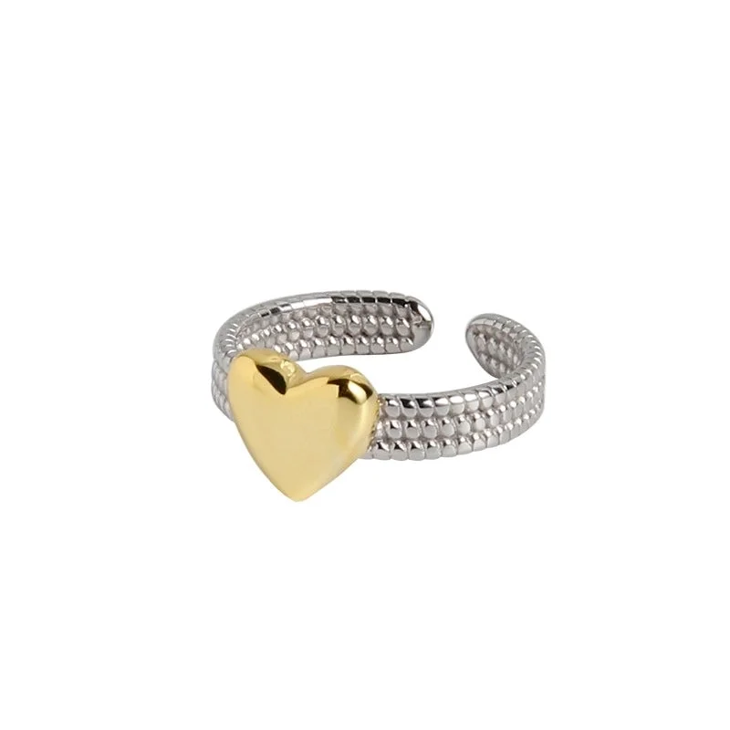 Jz344_Twist Love Heart-Shaped Ring