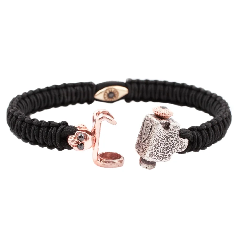 women’s custom charm bracelets-Woven Band Bracelet