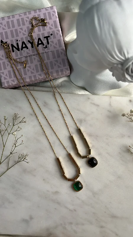 women’s gold-plated necklaces-Hanel Shellstone necklace