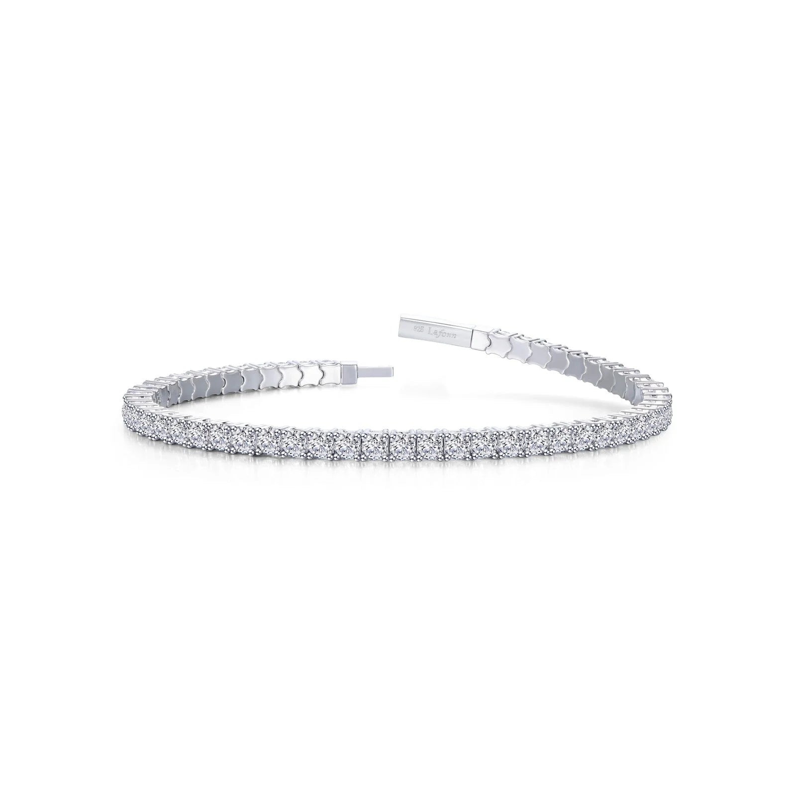 women’s geometric bangles-Lafonn Simulated Diamond Flexible Tennis Bracelet B0197CLP68