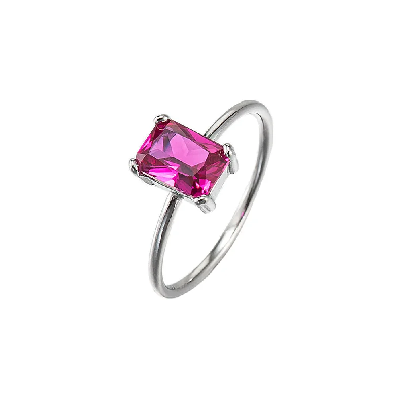 925 Sterling Silver Pink