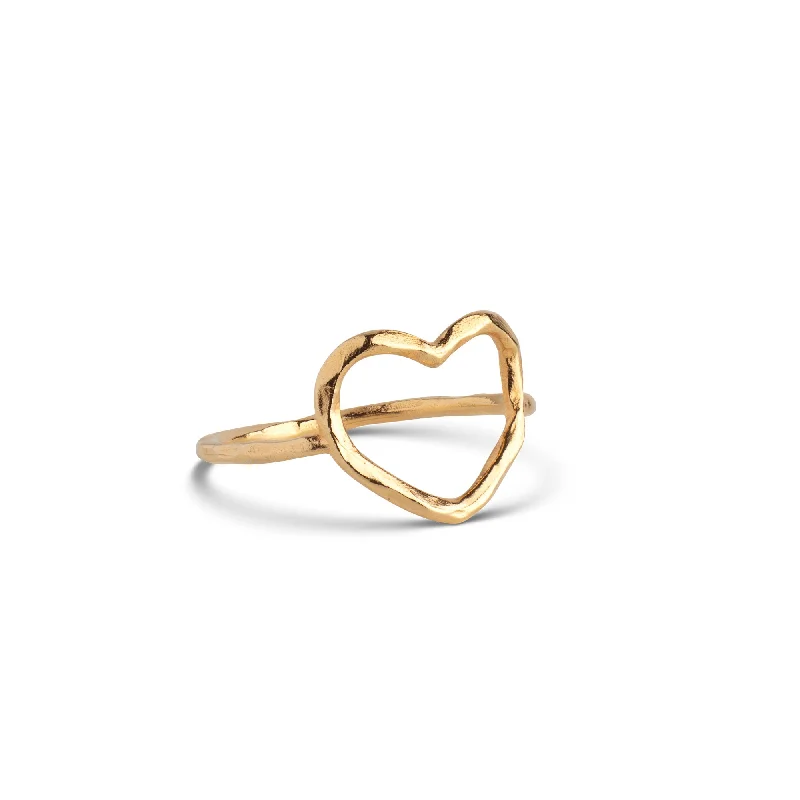 women’s bridal rings-Ring, Organic Heart