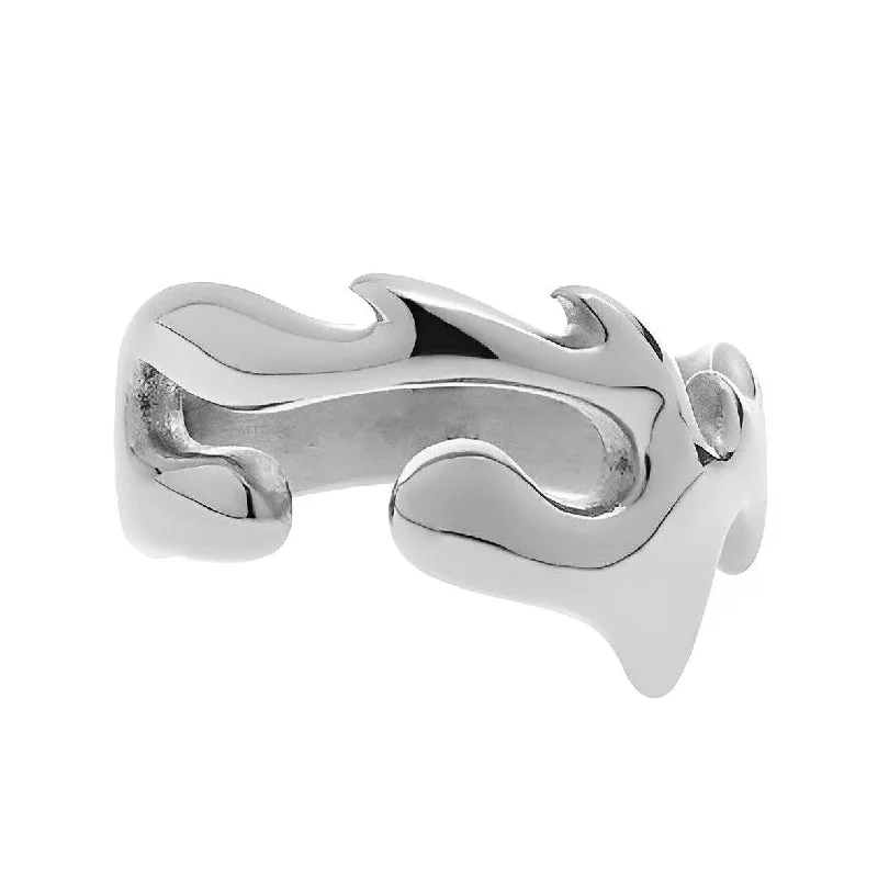 women’s double band rings-Liquid Ring