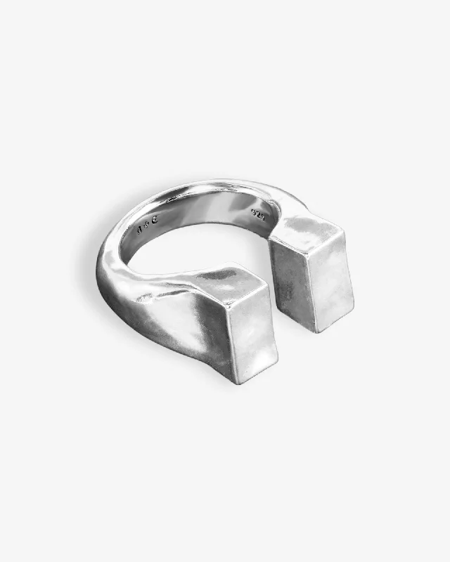 women’s bold statement rings-Totem Ring