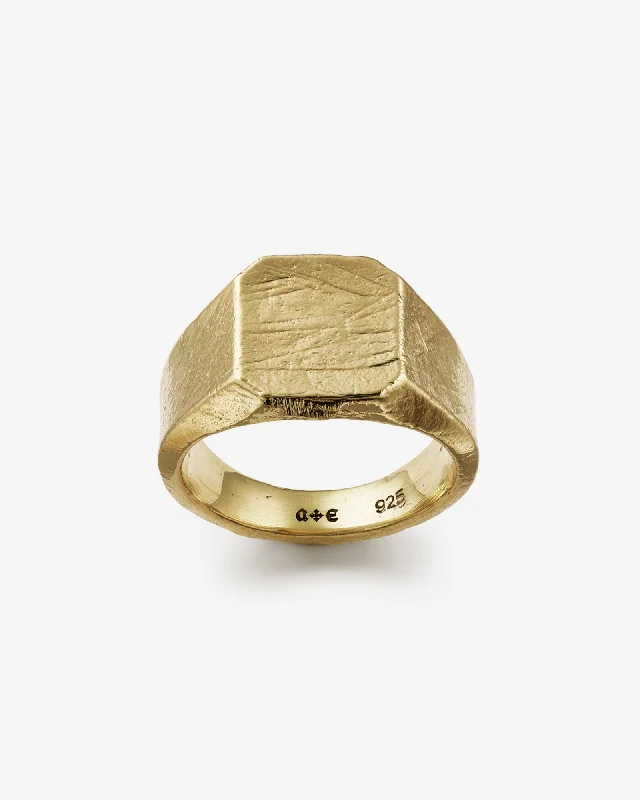 women’s engraved rings-Prophet Signet Ring