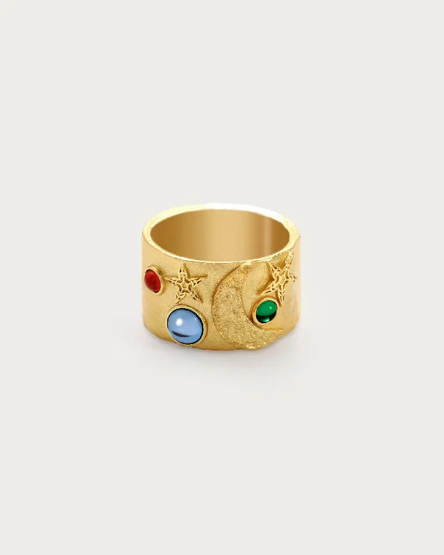 women’s boho rings-Starlit Ring